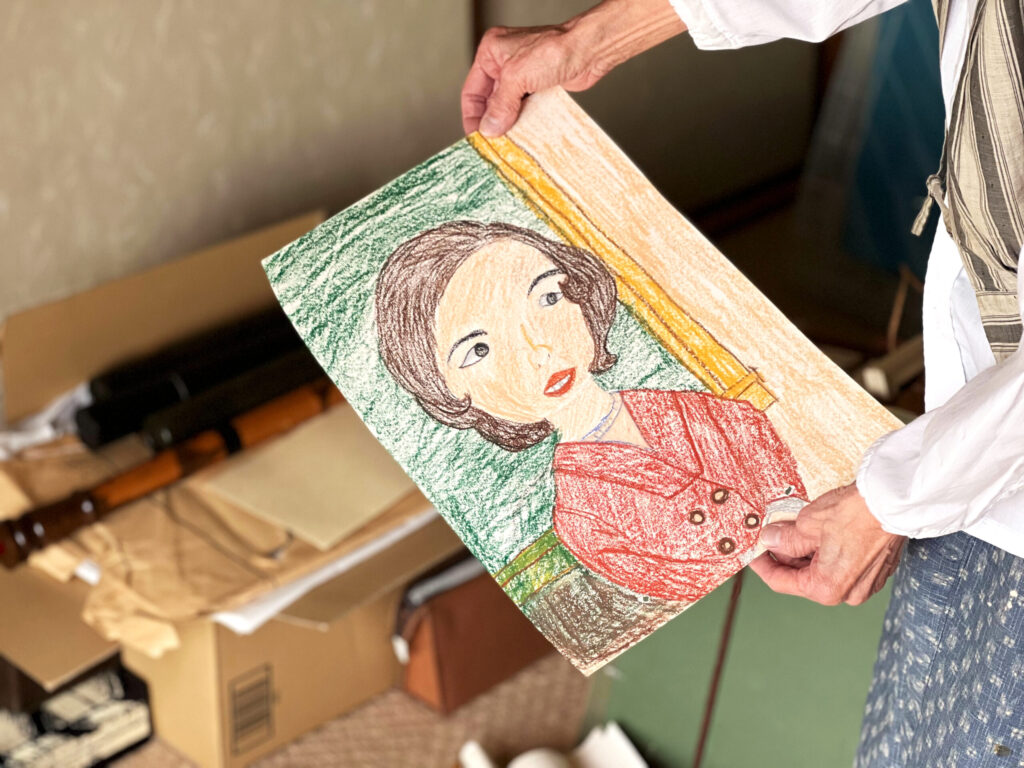 断捨離で出てきた肖像画