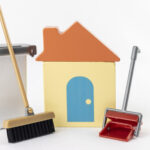 掃除道具の模型